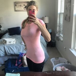 Lululemon lightweight top- light coral